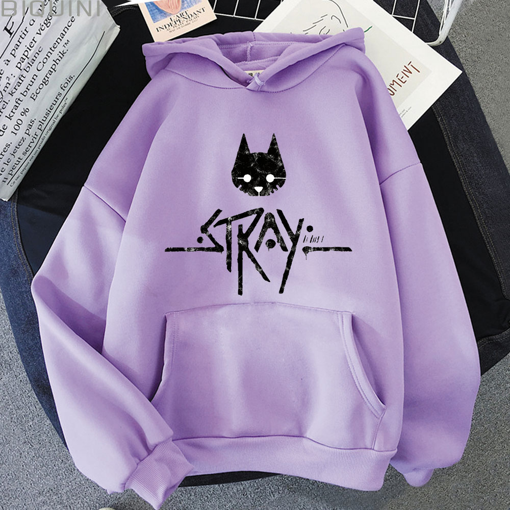 Yn8TStray Cat Game Hoodies 2022 Hot Sweatshirt Men Fashion Long Sleeve Harajuku Y2k Clothes Male Pullover