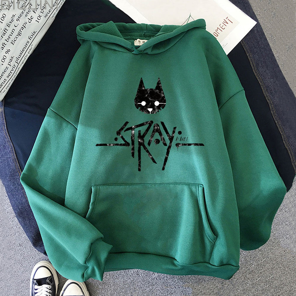 eLFpStray Cat Game Hoodies 2022 Hot Sweatshirt Men Fashion Long Sleeve Harajuku Y2k Clothes Male Pullover