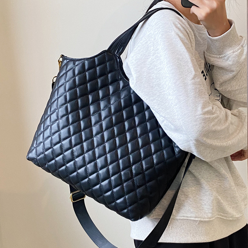 f8DLCGCBAG Large Capacity Women Tote Bag Lingge Designe Luxury Handbags 2022 Quality Leather Shoulder Bag Simple