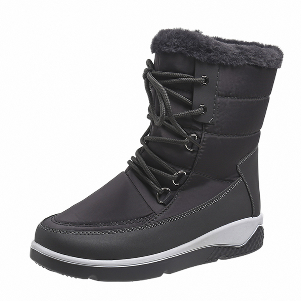 v3DLWomen s Thicken Plush Waterproof Snow Boots Platform Warm Fur Ankle Boots Woman Winter 2022 Casual
