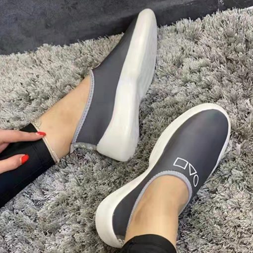 vro92022 Summer Platform Sneakers Women Orange Character Casual Shoes Plus Size Women Shoes 43 Shoes for