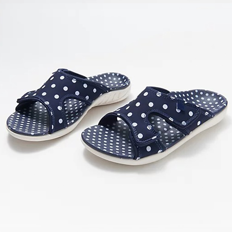 wcr7Summer Women Slippers Fabric Soft Dots Shoes Women 2022 Comfort Open Toe Lightweight Slip On Female