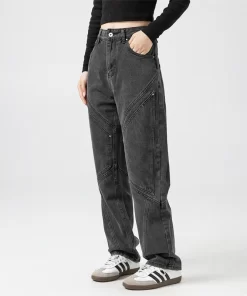 Women s Luxury Designer y2k Pant Jeans 2023 Trend 100 Cotton Wide Leg Pants for Women.jpg (2)