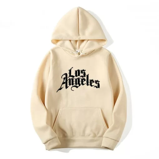 72A1Los Angeles Printing Sweatshirts Women Loose Hip Hop Style Hoodies High Quality Spring Autumn Casual Hooded