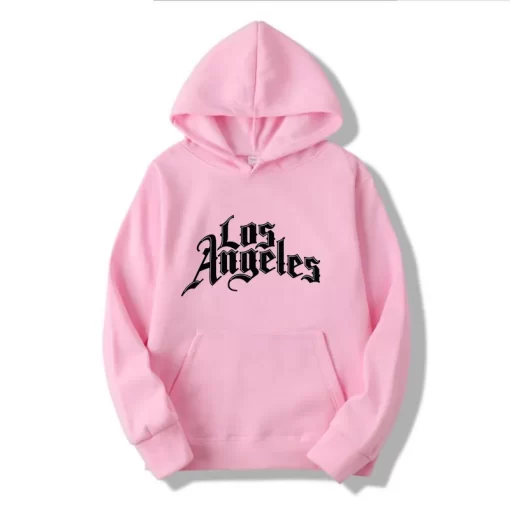 8kcOLos Angeles Printing Sweatshirts Women Loose Hip Hop Style Hoodies High Quality Spring Autumn Casual Hooded