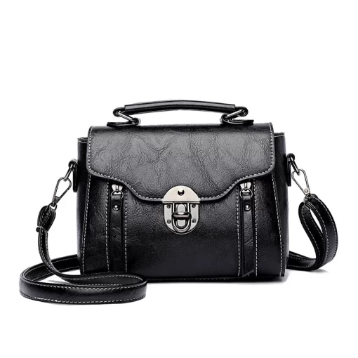 Izc2Fashion Small Square Bag For Women Luxury Designer Handbags High Quality Female Bag PU Leather Flap