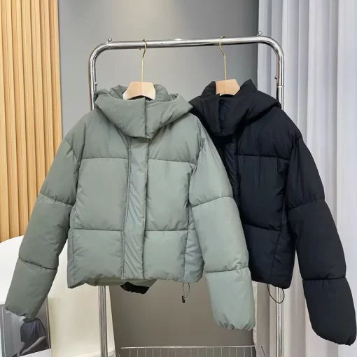 JGGJWomen s Winter Vintage Hooded Pockets Cotton Parkas Jackets Very Warm Thick New in Coats Female