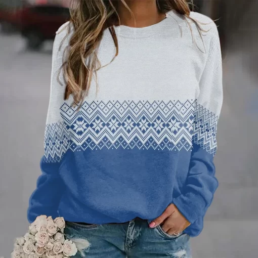 MDltNew Autumn Ethnic Style 3D Print Long Sleeve Women Hoodies Streetwear Female Hoodie Sweatshirt Pullover Oversized
