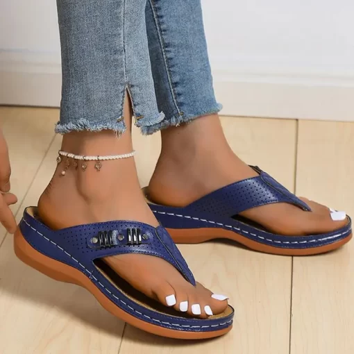 N4DWWomen Sandals 2023 New Summer Sandals Shoes For Women Flip Flops Outdoor Low Heels Slippers Beach