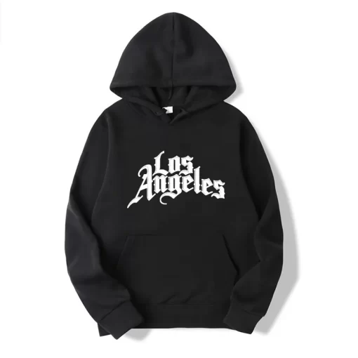 PK4TLos Angeles Printing Sweatshirts Women Loose Hip Hop Style Hoodies High Quality Spring Autumn Casual Hooded
