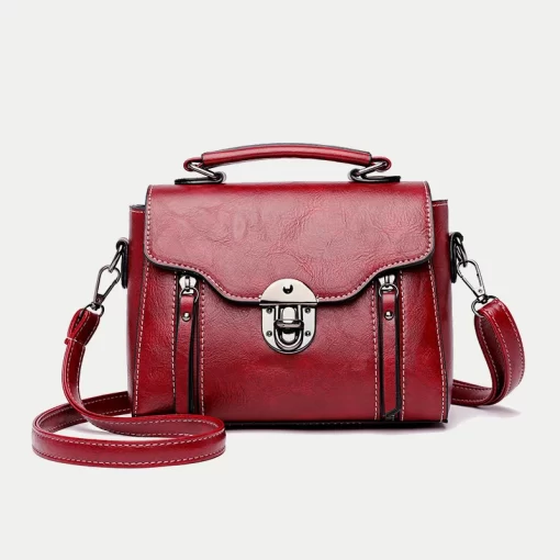 TVk9Fashion Small Square Bag For Women Luxury Designer Handbags High Quality Female Bag PU Leather Flap