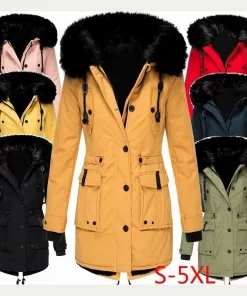 Women s plush and thick women s cotton clothes women s cotton clothes winter clothing wool.jpg