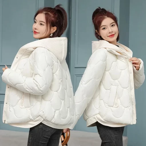 gEgHWinter Women Jacket Parkas Coat 2023 New Thick Warm Padded Coat Female Winter Outwear Loose Jacket