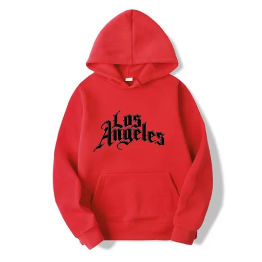 qMI8Los Angeles Printing Sweatshirts Women Loose Hip Hop Style Hoodies High Quality Spring Autumn Casual Hooded