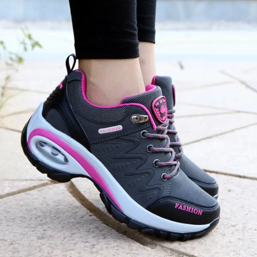 uQtLShoes for Women 2023 Platform Casual Sneakers Designer Brand Luxury Women Walking Shoes Wedges Chunky Hiking