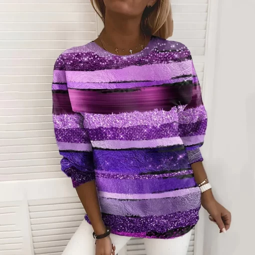 vh2YAutumn Galaxy 3D Print Long Sleeve Women Hoodies Streetwear Female Hoodie Fashion Sweatshirts Pullovers Oversized Woman