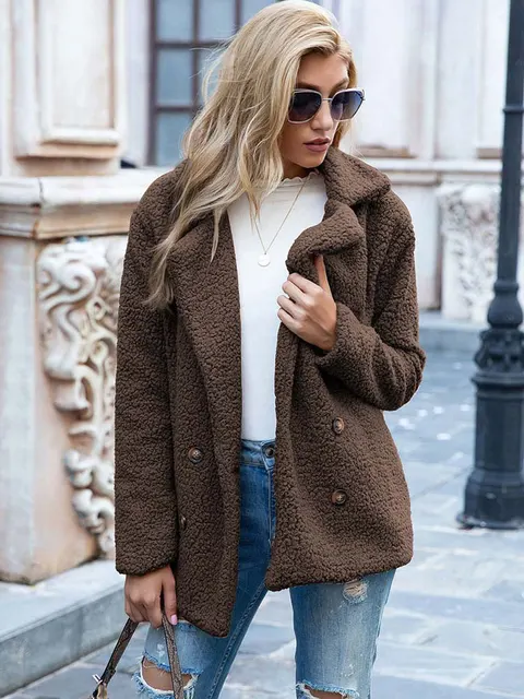 2023 Autumn Teddy Coat Women Faux Fur Coat Female Thick Warm Plush Teddy Jacket Long Sleeve.jpg 640x640.jpg (2)