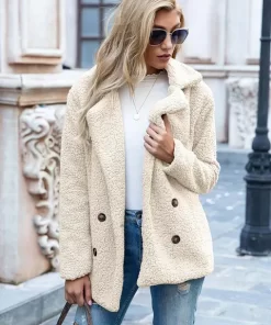 2023 Autumn Teddy Coat Women Faux Fur Coat Female Thick Warm Plush Teddy Jacket Long Sleeve.jpg 640x640.jpg (5)