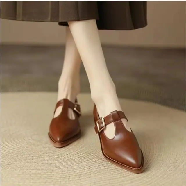 Ladies Shoes 2023 New Mary Janes Women s High Heels Fashion Buckle Strap Office and Career.jpg 640x640.jpg