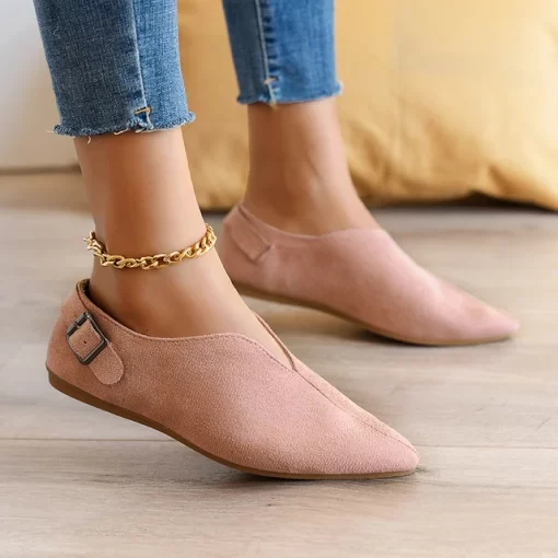 New casual Loafers Women Shoes 2023 Spring Summer Soft Fashion Flats Zapatos Women Pointed Toe Shallow.jpg 640x640.jpg