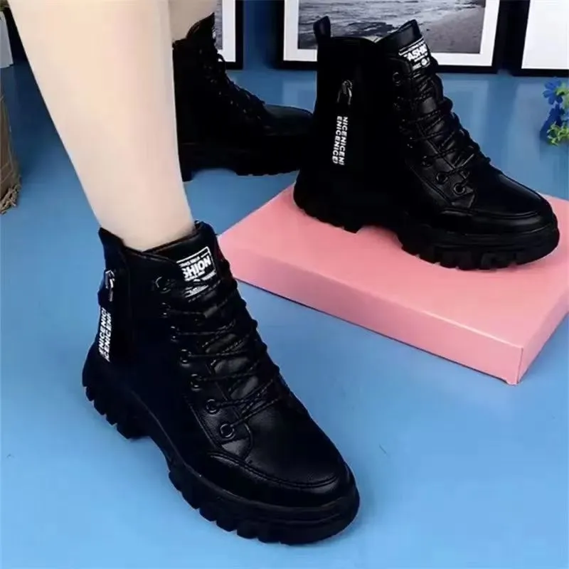 Shoes Fashion Winter Warm Women Black Casual Shoes Plus Velvet All Match Sneakers Thick Soled Cotton.jpg (1)