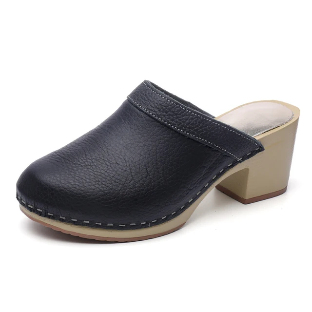 Summer Slippers Women s Pumps Corium Mules Shoes Femme Platform Wedge Heels Slip On Outdoor Mujer.jpg 640x640.jpg (4)