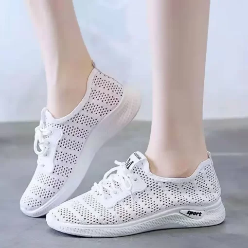 Women Shoes 2022 Mesh Breathable Flat Shoes Women Platform Wedge Sneakers Women Hollow Out Casual Shoes.jpg (1)