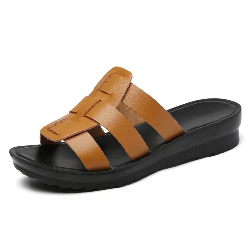 5gRuSandals Women Elastic Force Summer Shoes Women Flat Sandals Casual Indoor Outdoor Slipper Summer Sandals For