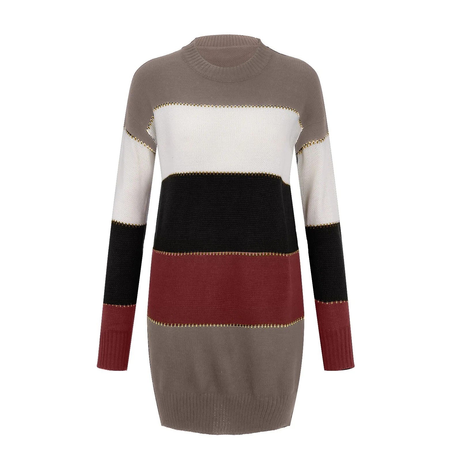Women’s Winter Vintage Knit Sweater Dress – Miggon