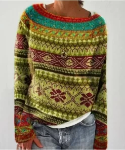 qWdA2023 Autumn knitting Oversize Women Sweater O neck Long Sleeve Loose Sweaters Female Winter Casual Fashion