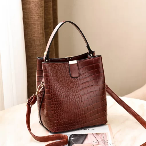 4VTgBucket Bags for Women Trend 2023 Designer Luxury Handbags Famous Brand Messenger Shoulder Bag High Quality