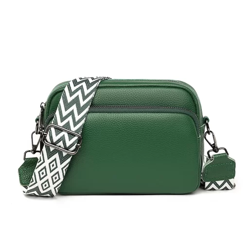 5Qjx100 Genuine Leather Crossbody Bag For Women Shoulder Bags 2023 Luxury Designer Handbag Female Solid Color