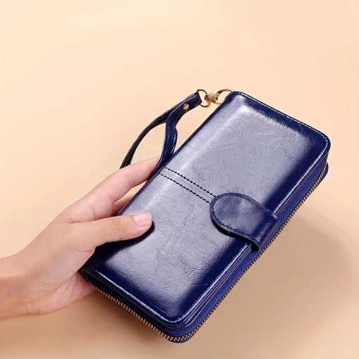 78TUHot Sale Women Wallet Leather Clutch Brand Coin Purse Female Wallet Card Holder Long Lady Clutch