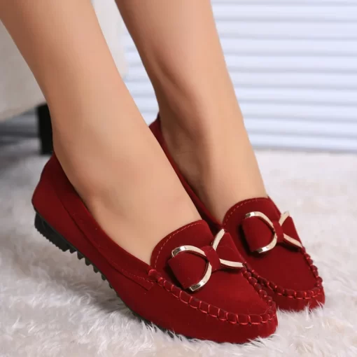 A0bmWomen s Flat Shoes Fashion Casual Lofers 2023 Ladies Elegant Butterfly Knot Comfortable Shoes Women Soft
