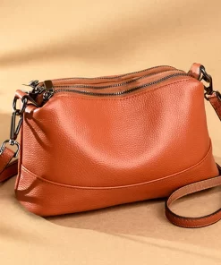 AtNzNew Fashion Women Genuine Leather Handbags Women s bags Designer Female Shoulder Bags Luxury Brand Cowhide