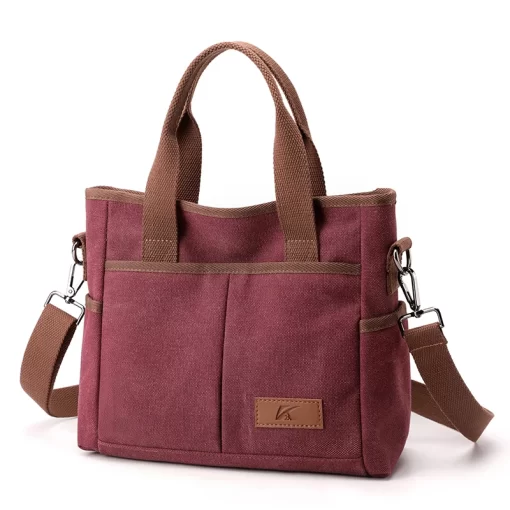 B1BoWomen s Canvas Shoulder Bag Designer Handbags Casual Fashion Large Capacity Cross body Bag Multifunctional Travel