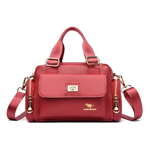 B3YxLuxury Brand Handbag High Quality Women s Shoulder Bags Fashion Designer Large Capacity Soft Leather Locomotive