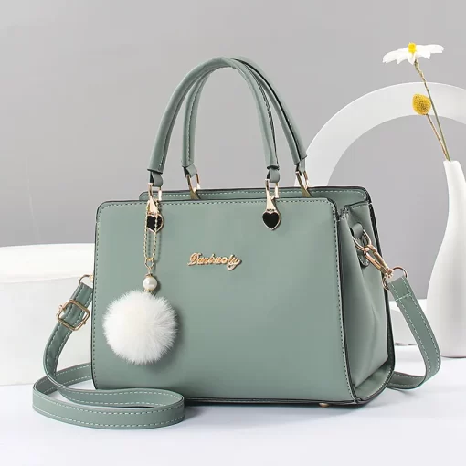 HViCWomen Bag Shoulder Handbag Women Vintage Messenger Bags Fashion Luxury Top Handle Composite Bag Purse Wallet