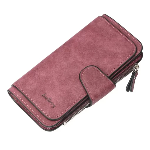 I4As2023 Women Wallets Fashion Long PU Leather Top Quality Card Holder Classic Female Purse Zipper Wallet