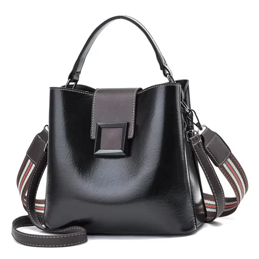 I6dyLeather Shoulder Bag for Women Trend 2023 Luxury Female Designer High Quality Handbag Famous Messenger Bag