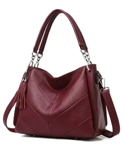 KjhgLuxury women bag Designer Fashion tassel womens Leather Handbags Famous brand messenger bag High Quality Shoulder