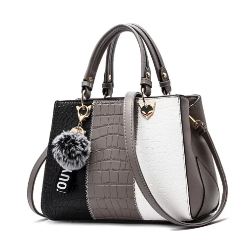 NYzFNewposs Women s Handbags Leather Stitching Wild Bags for Women 2022 Casual Tote Ladies Bags Bolsos