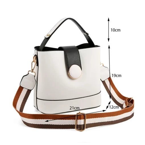 OAR3Bags for Women White Famous Brands Handbags 2023 Trend Designer Luxury Shoulder Bag Leather Crossbody Bucket