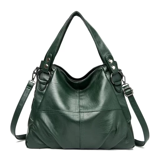 PCidSoft Leather Luxury Handbags Women New Casual Tote Bag Designer Ladies Large Shoulder Crossbody Handbag Sac
