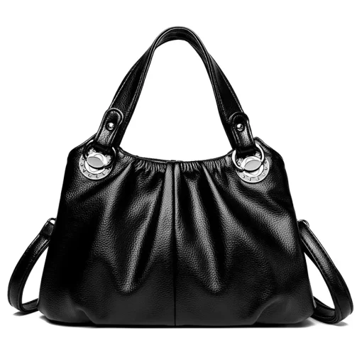 RN91Genuine Leather Ladies Handbags High Quality Crossbody Shoulder Bags For Women 2023 Large Capacity Vintage Messenger