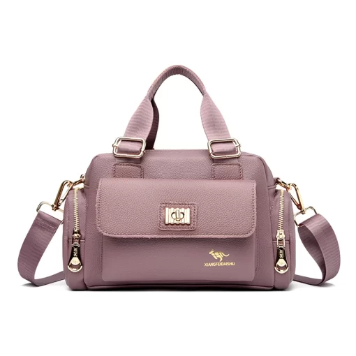 S4NpLuxury Brand Handbag High Quality Women s Shoulder Bags Fashion Designer Large Capacity Soft Leather Locomotive