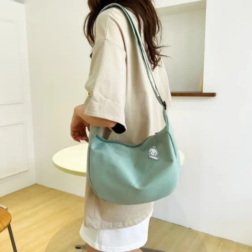 UPJTShoulder Bags Women Solid Harajuku All match Simple Multifunction Handbags Large Capacity Crossbody Bags for Women