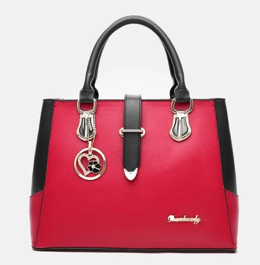 VgnIWomen s Contrast Simple One Shoulder Handbag