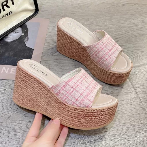 Vxg92023 Women s Shoes Basic Women s Slippers Outside Slippers Ladies Wedges Shoes for Women Platform
