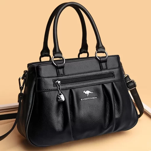 WVDlLuxury Handbags Women Bags Designer 3 Layers Leather Hand Bags Big Capacity Tote Bag for Women